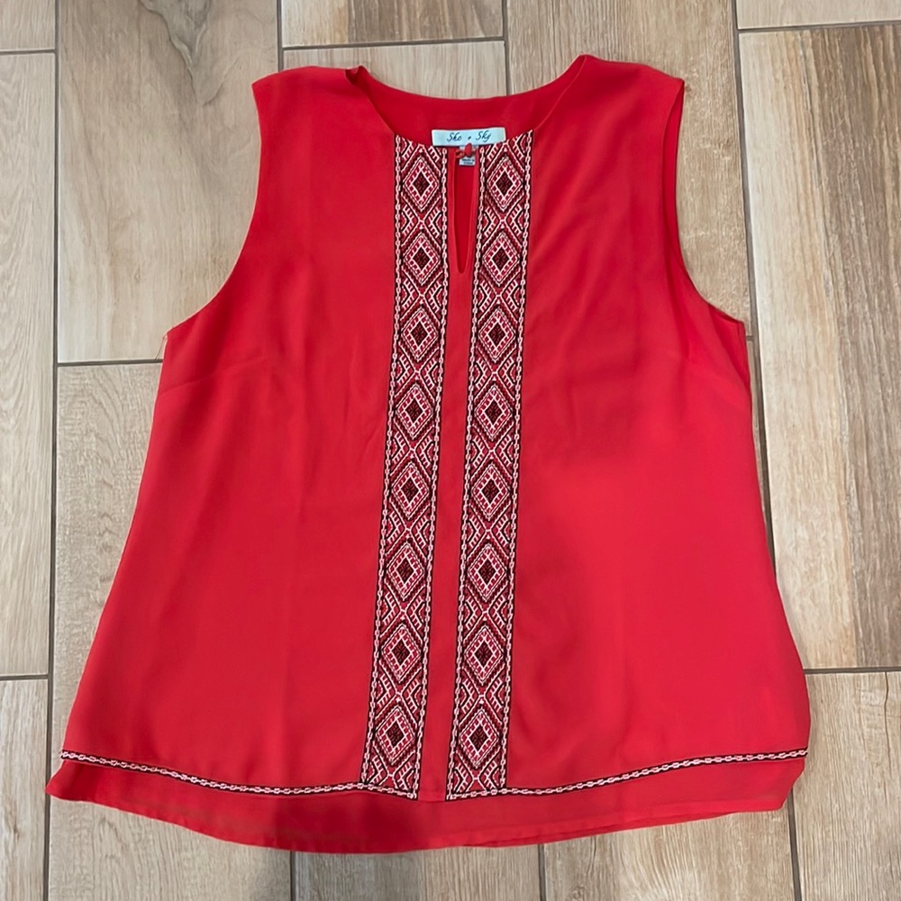 She + Sky tank top blouse